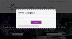 Desktop Screenshot of novaptech.com